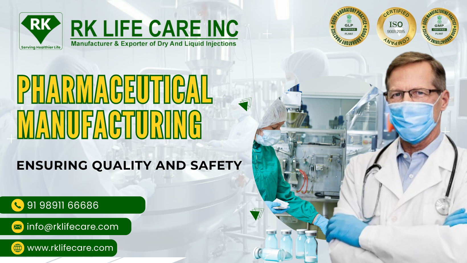 Pharmaceutical Manufacturing: Ensuring Quality and Safety